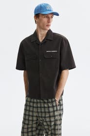 H&M Relaxed-fit short-sleeved utility shirt