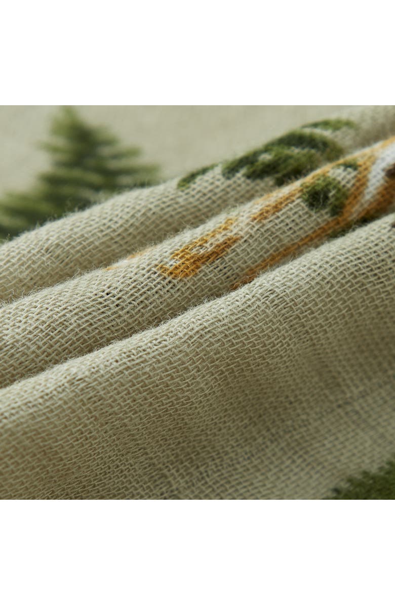 Milkbarn Organic Cotton Crib Sheet, Alternate, color, Forest Party