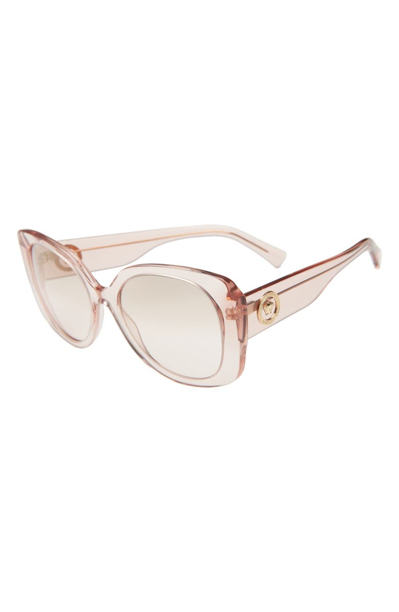 Versace 56mm Butterfly Sunglasses, Alternate, color, 