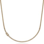 John Hardy Love Knot Necklace, Gold, Diamonds