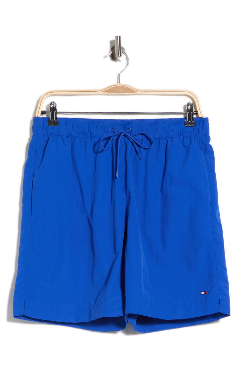 Drawstring Swim Trunks, Main, color, COBALT