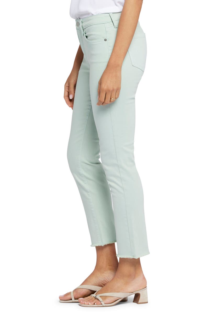 NYDJ Sheri Frayed Hem Slim Jeans, Alternate, color, Fantasy Dream