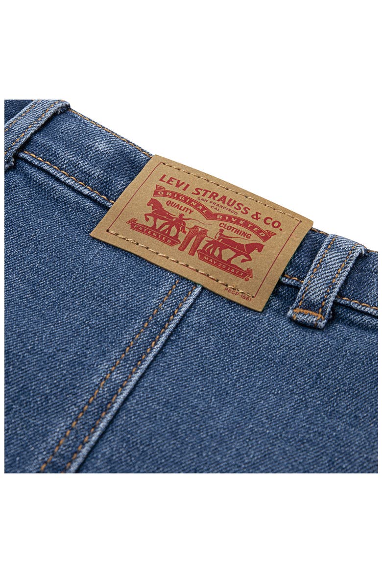 Kids' Button Front Denim Miniskirt, Alternate, color, RODEO