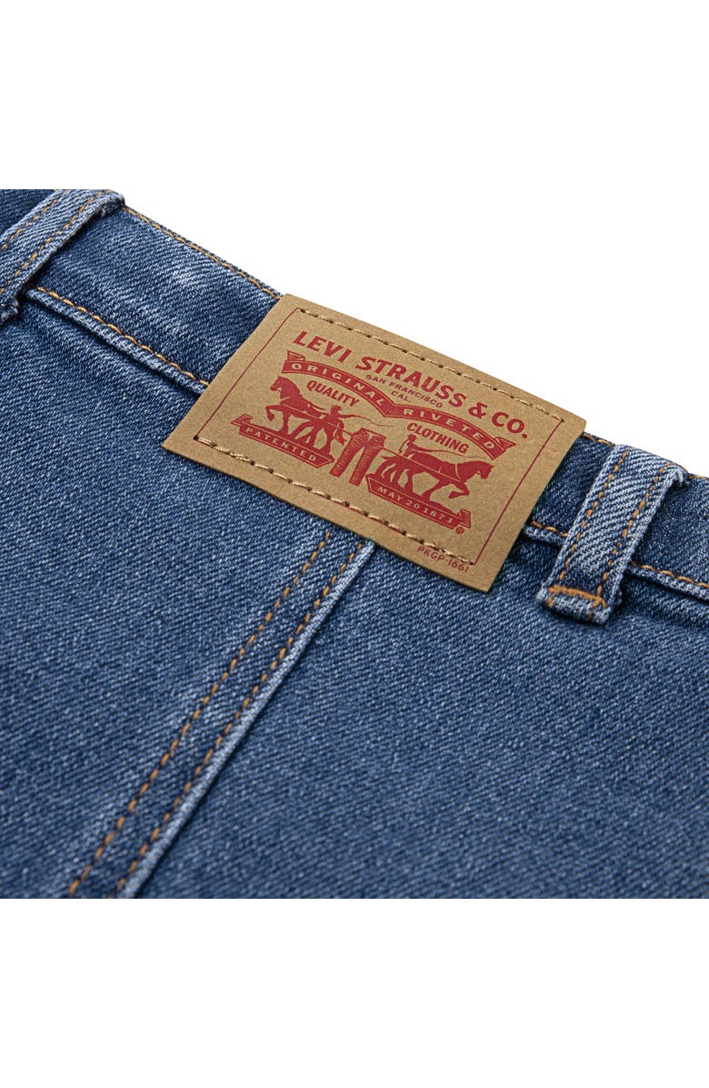 Levi's Kids' Button Front Denim Miniskirt, Alternate, color, Rodeo