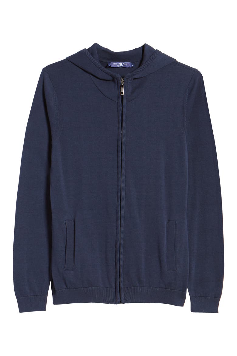 Zip Hoodie, Alternate, color, NAVY