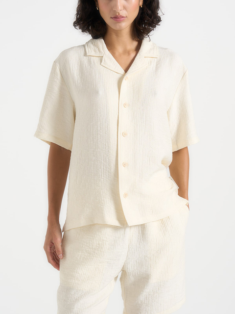 Harley Unisex Textured Revere Shirt