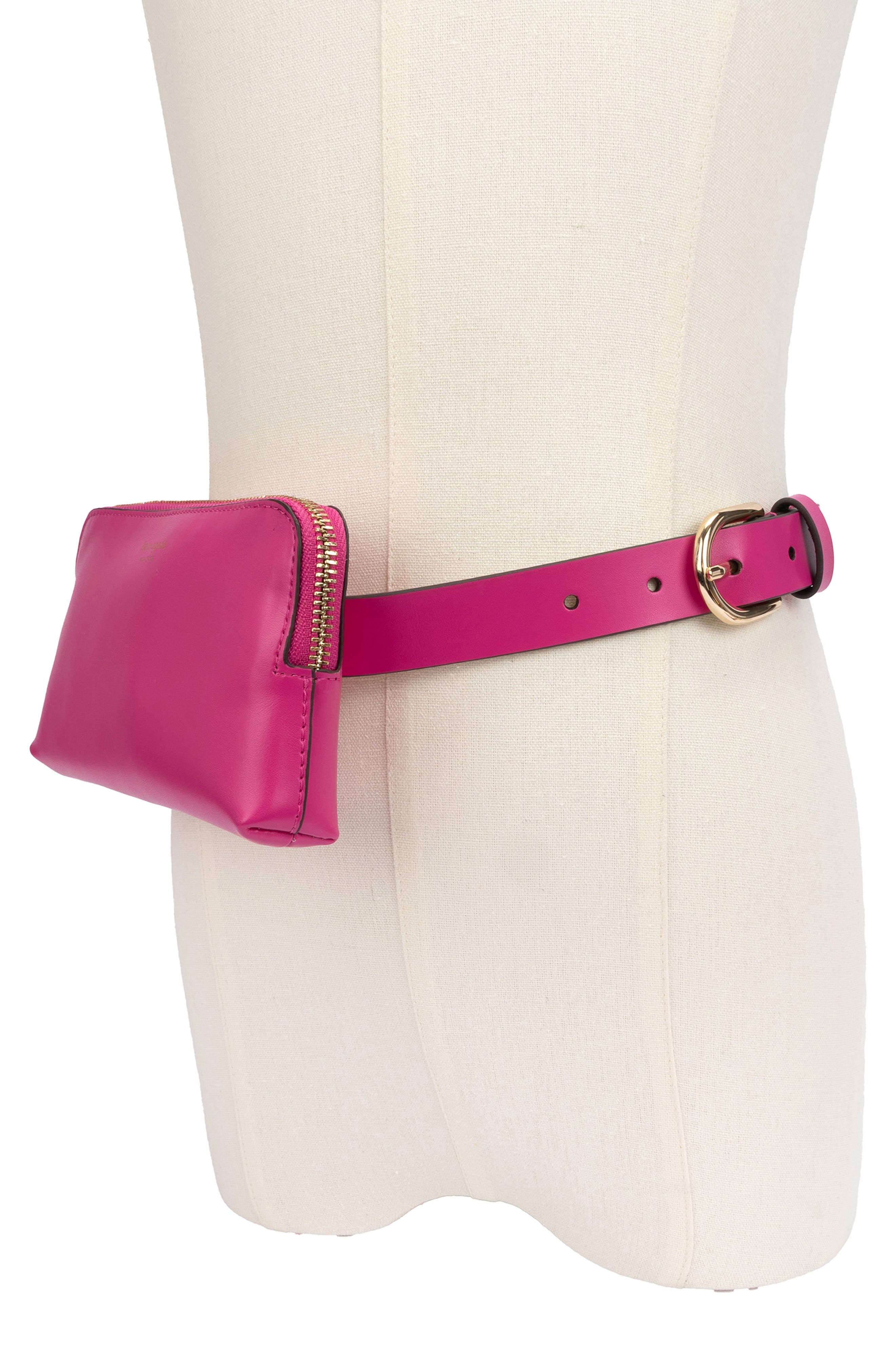 Kate Spade New York logo belt bag, Alternate, color, Marker Pink