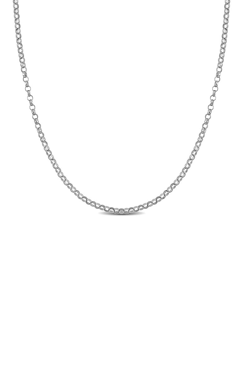 DELMAR Rolo Link Chain Necklace, 1.50mm, Main, color,