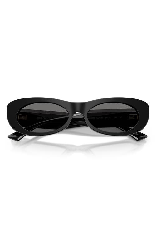 Jimmy Choo Jc 5038bu 500087 54mm Womens Oval Sunglasses In Black