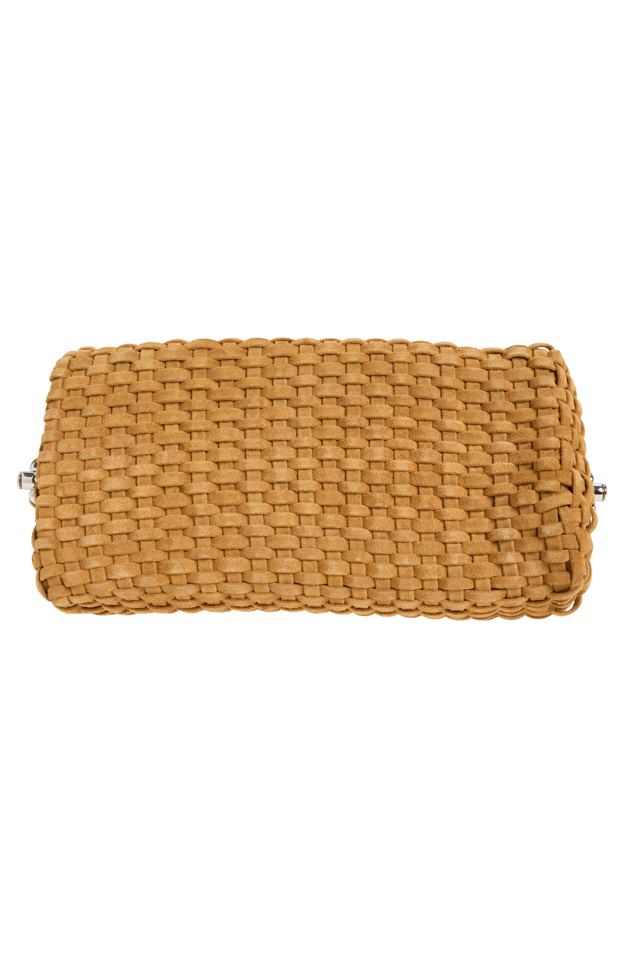 Jacquemus Large Pochette Salon Clutch, Alternate, color, Camel 830