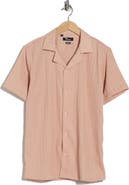 T.R. PREMIUM Modern Fit Textured Camp Shirt