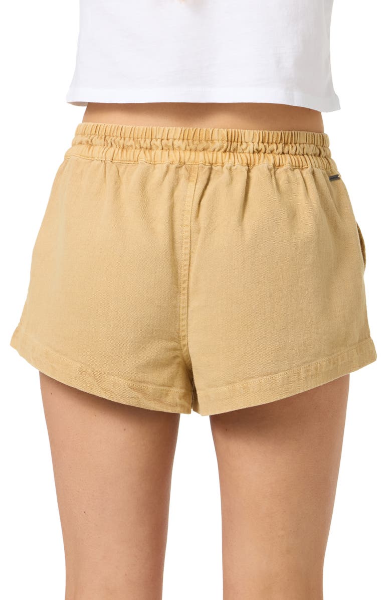 O'Neill Sevie 2 Drawstring Cotton Twill Shorts, Alternate, color, Warm Sand