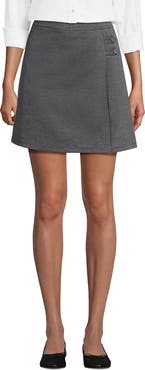 Lands' End Ponte A Line Skort Above the Knee