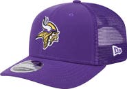 New Era Men's New Era Purple Minnesota Vikings Main Trucker 9SEVENTY Stretch-Snap Hat