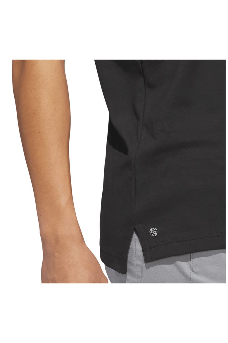 Go-To Cotton Blend Piqué Golf Polo, Alternate, color, BLACK