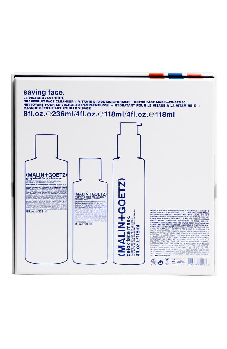 MALIN+GOETZ Saving Face Skin Care Set, Alternate, color,