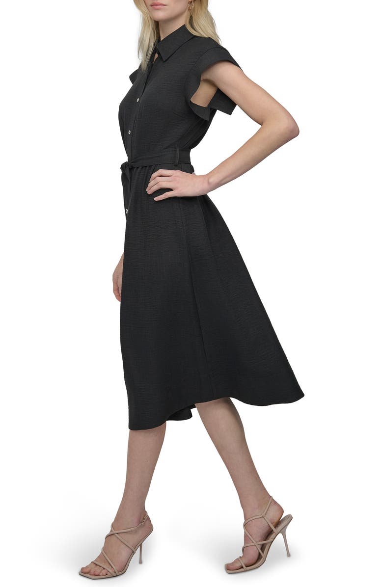DKNY Tie Waist Shirtdress, Alternate, color,