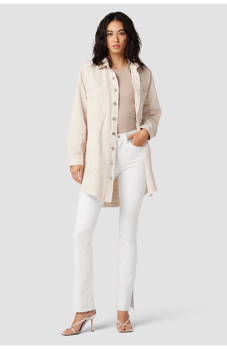 Hudson Jeans Barbara High Waist Super Skinny Ankle, Alternate, color, White