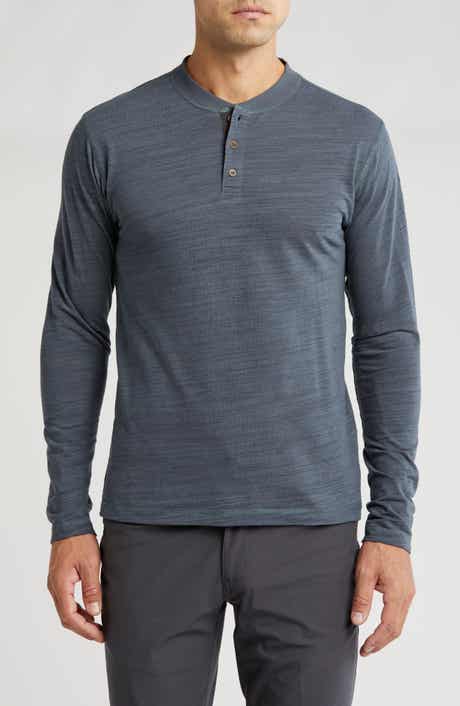 Vintage 1946 Slub Jersey Knit Long Sleeve Henley