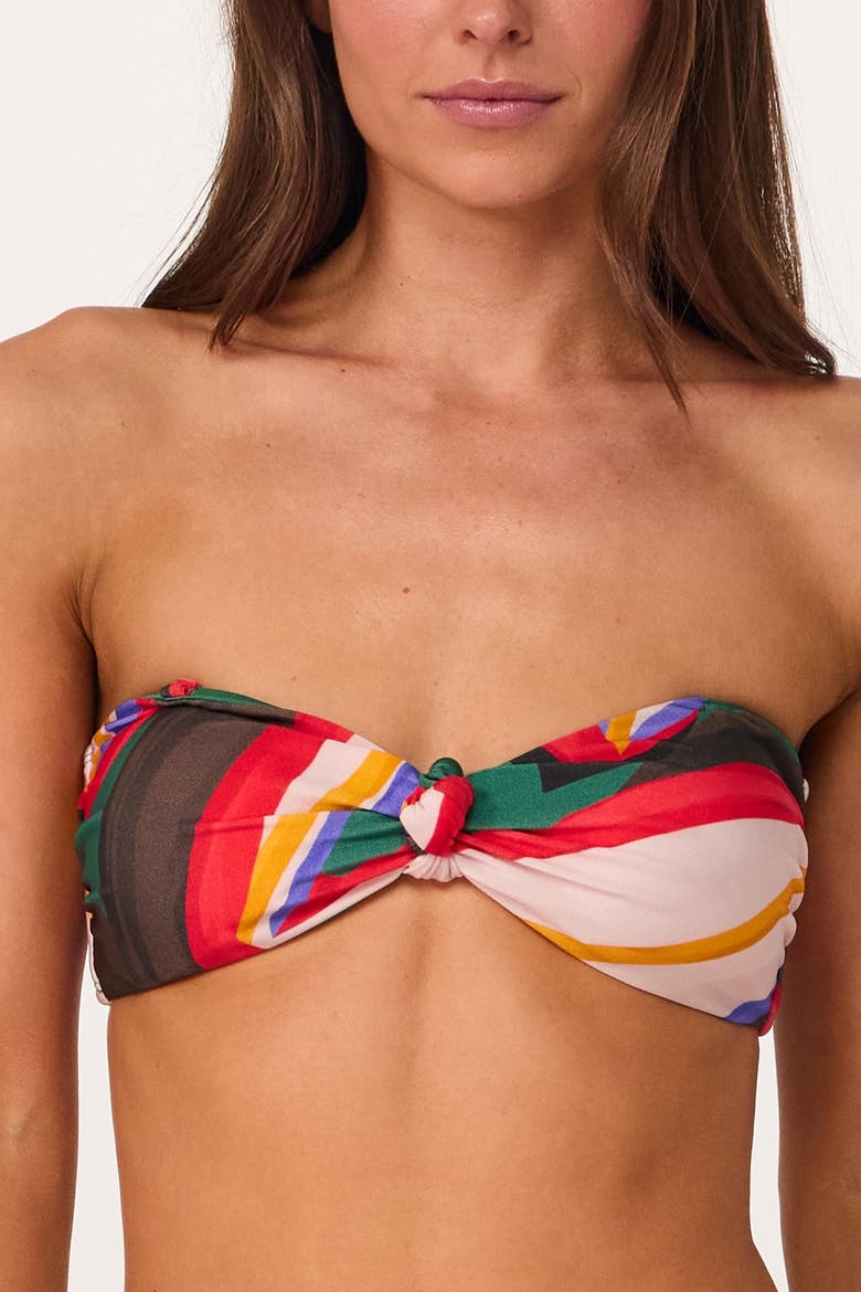 Lottie Bikini Swimsuit Top, Alternate, color, Fronda