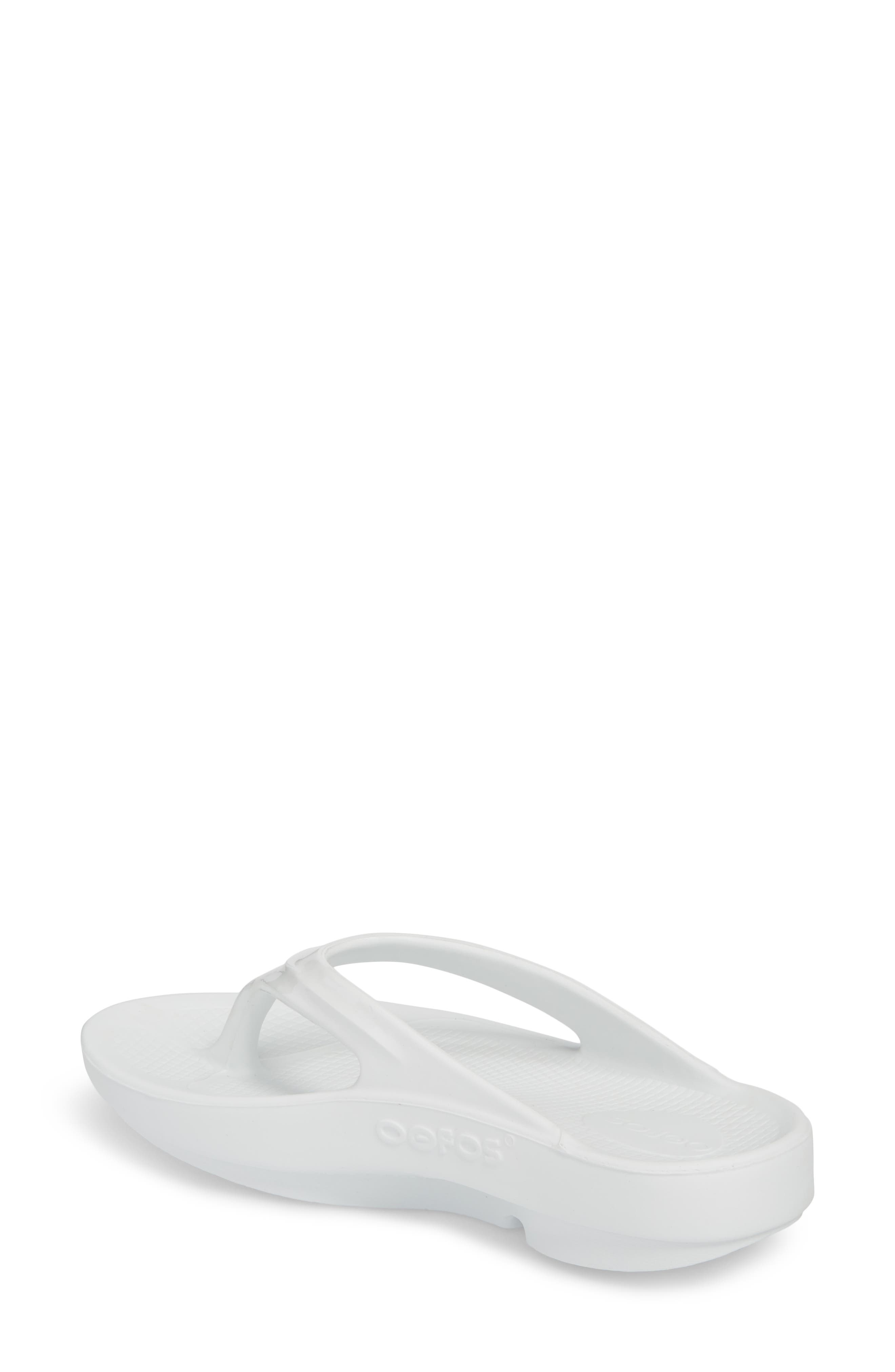 Oofos OOlala Sandal, Alternate, color, White