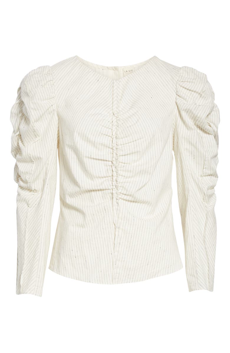 La Vie Rebecca Taylor Ruched Top, Alternate, color, 