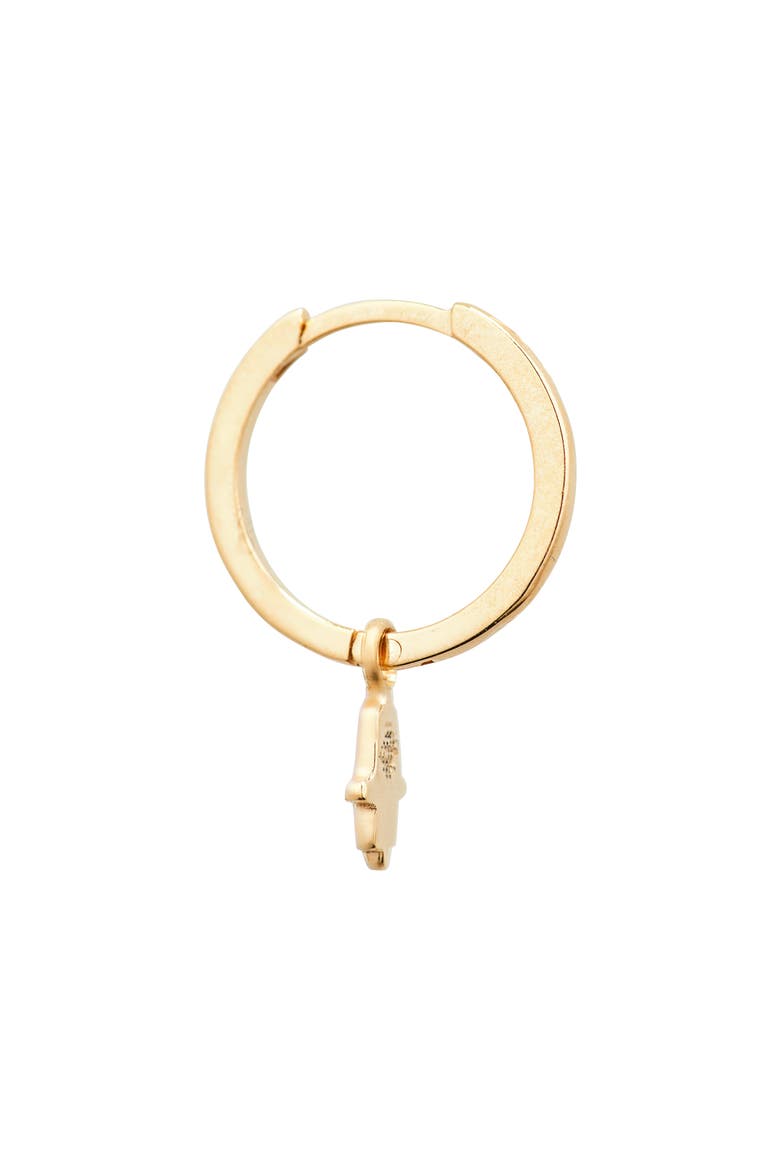 x Mel Soldera Icon Hamsa Diamond Single Clicker, Alternate, color, CLEAR/GOLD