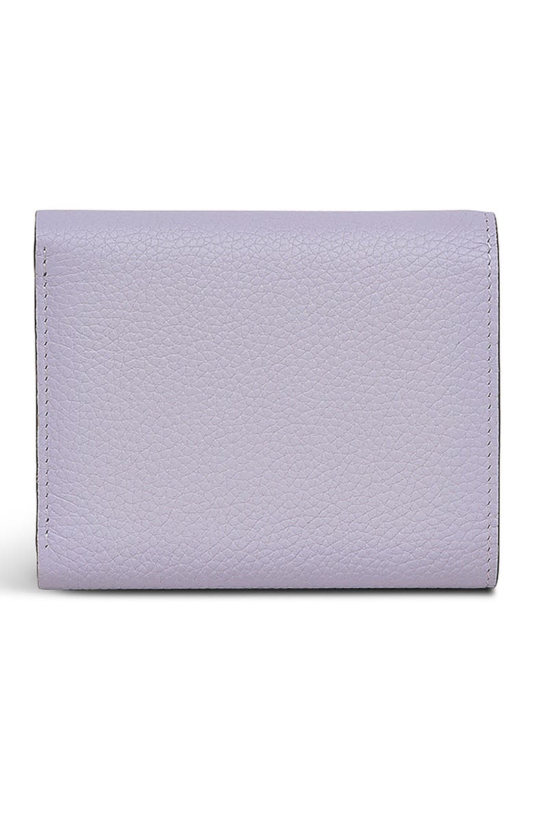 Radley Small Leather Flapover Wallet, Alternate, color, Bellflower