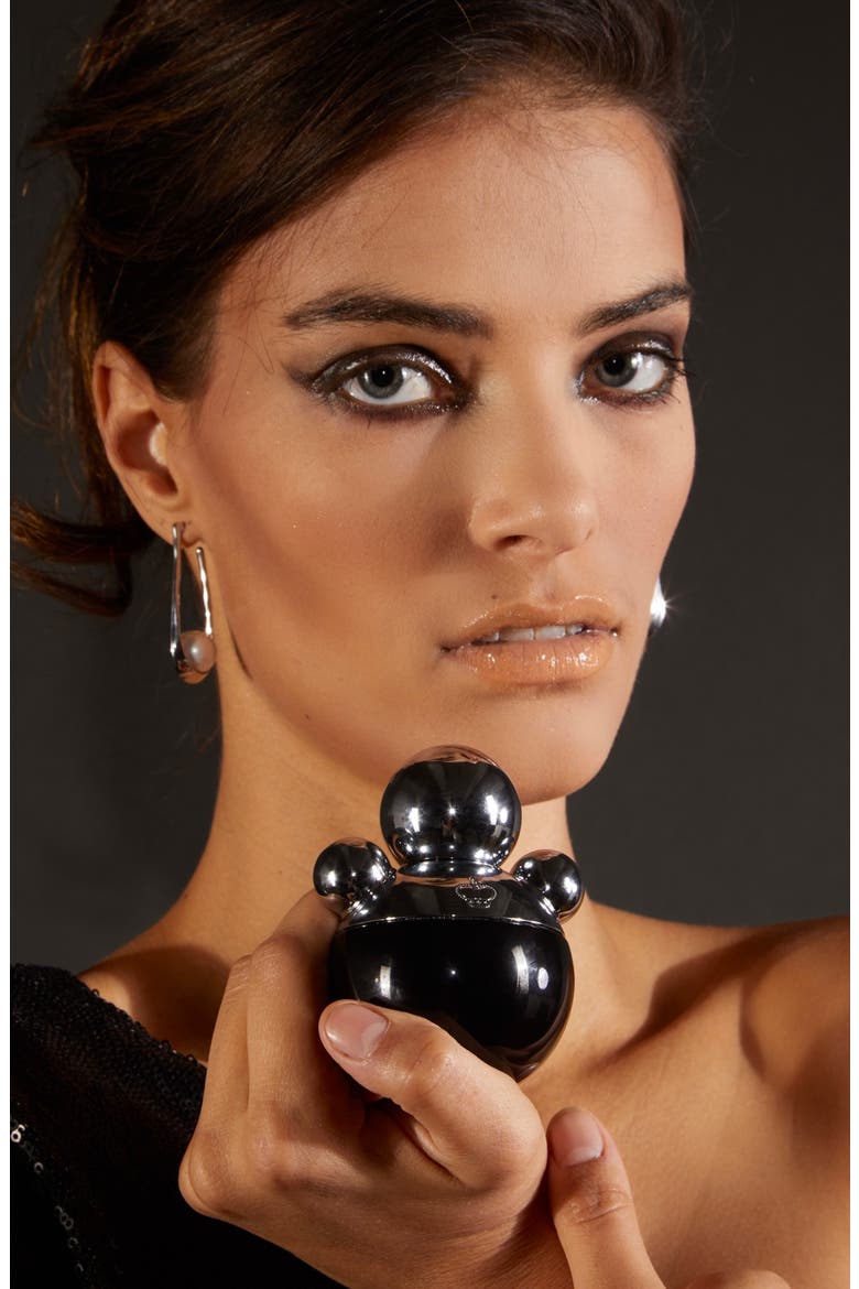 Saffron Leather Eau de Parfum, Alternate, color, BLACK