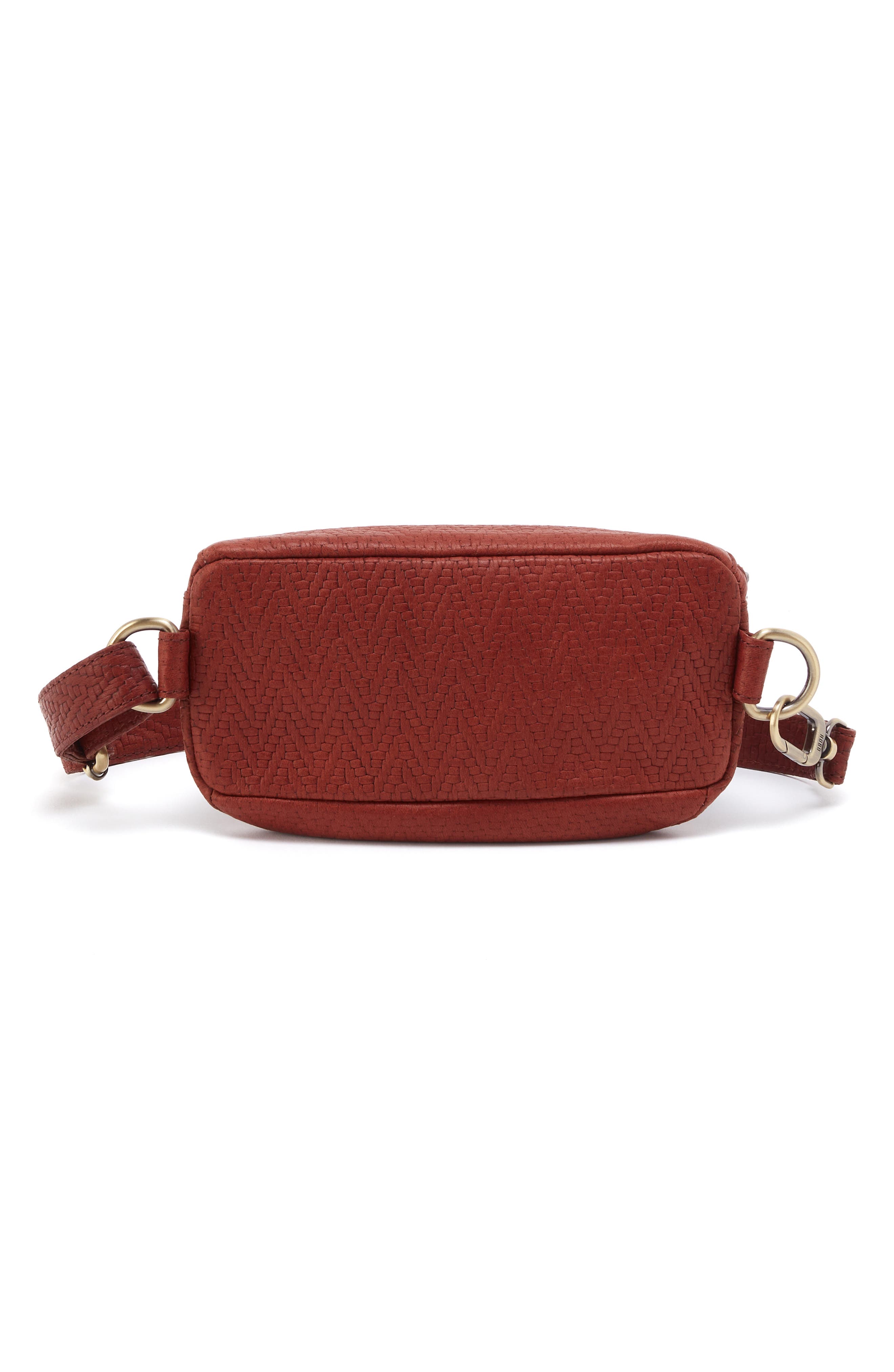HOBO Fern Woven Leather Belt Bag, Alternate, color, Tuscan Brown