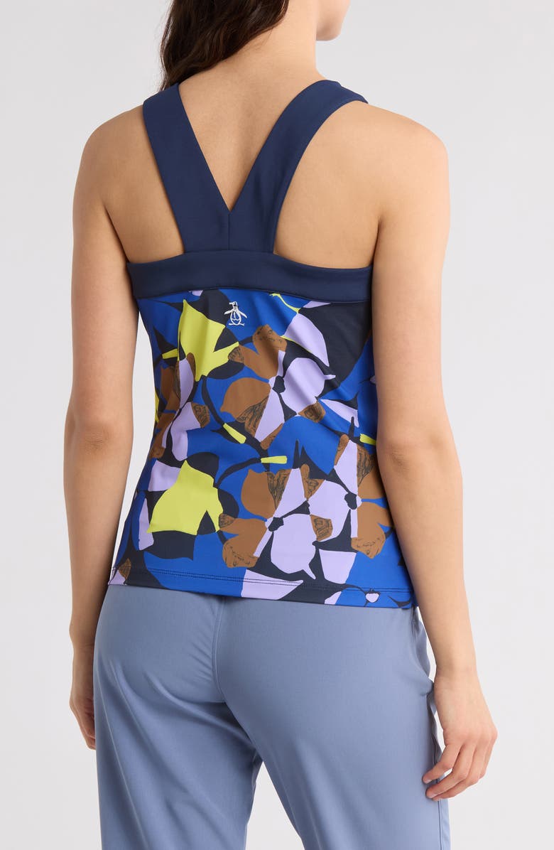 Original Penguin Abstract Floral Tank, Alternate, color,