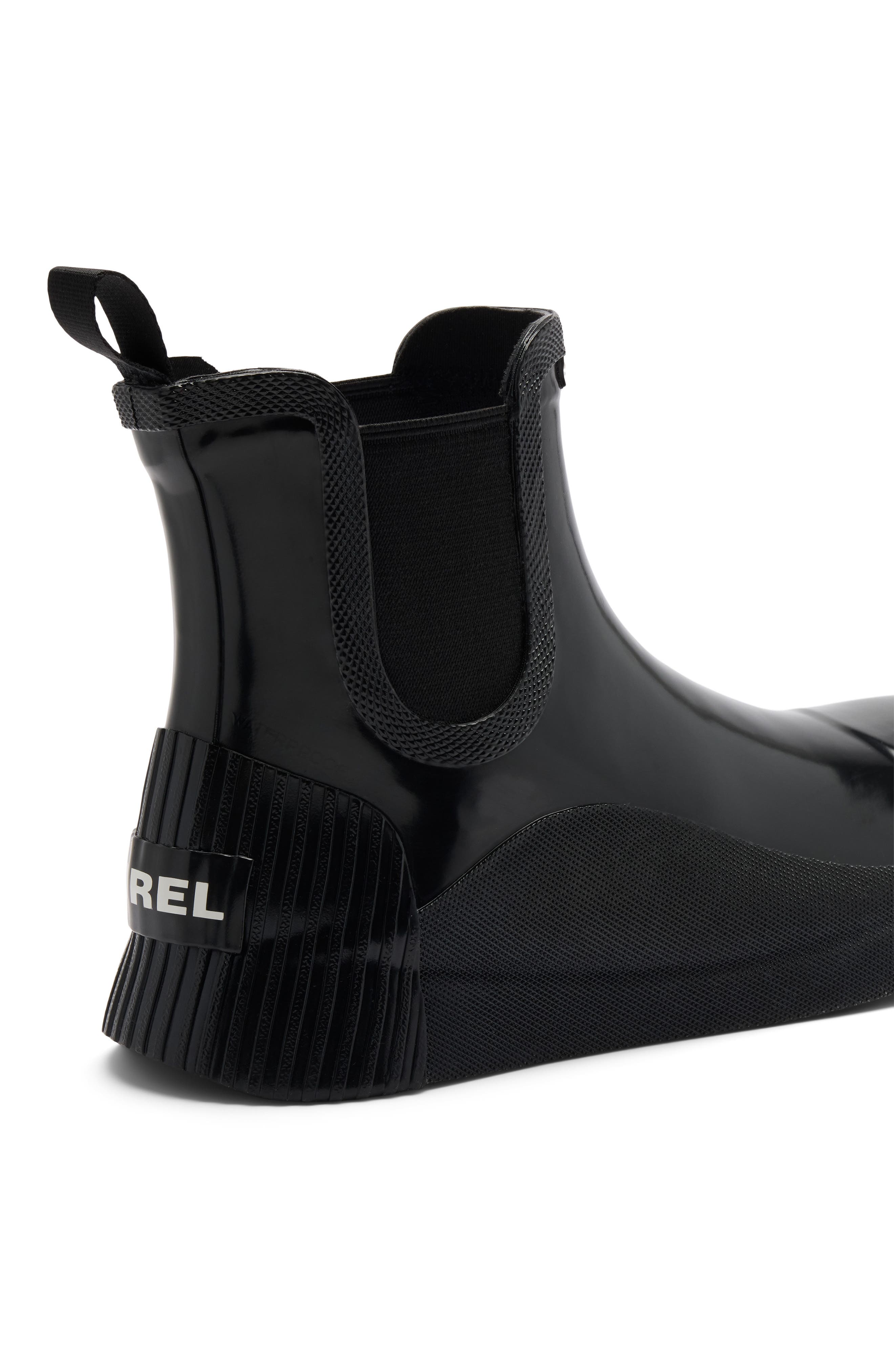 Out N About IV Chelsea Waterproof Rain Boot, Alternate, color, BLACK/ SEA SALT