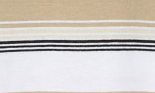 Shop Bosswear Boss Kidswear Kids' Stripe Cotton T-shirt In Stone