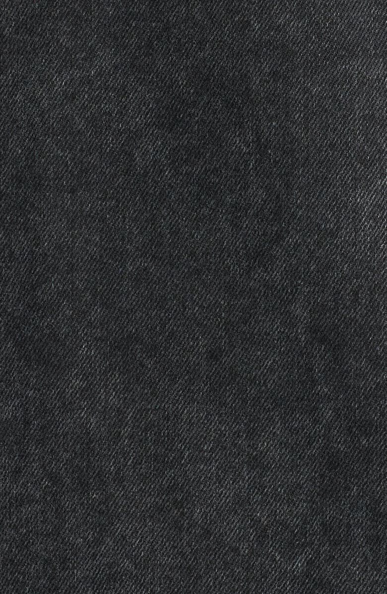 rag & bone Denim Trucker Jacket, Alternate, color, Onyx