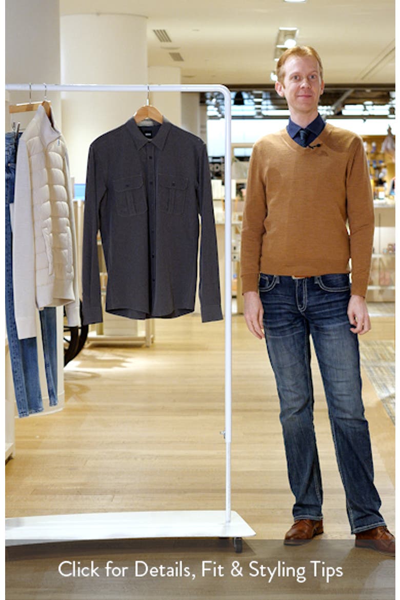 Roan Kent Slim Fit Performance Button-Up Shirt video