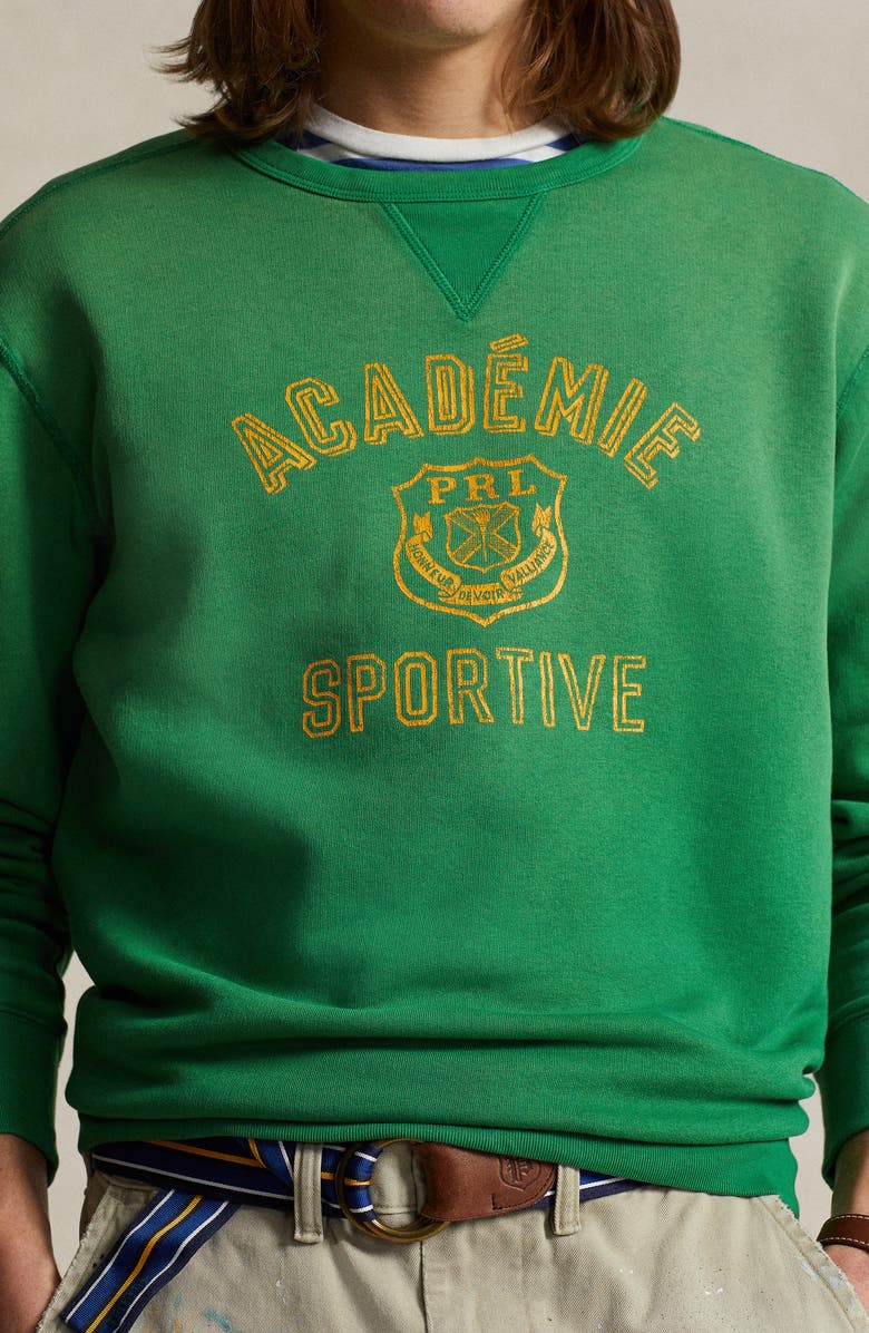 Polo Ralph Lauren Seasonal Fleece Crewneck Sweatshirt, Alternate, color,