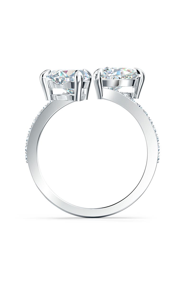 Swarovski Mesmera Crystal Hearts Ring, Alternate, color, 