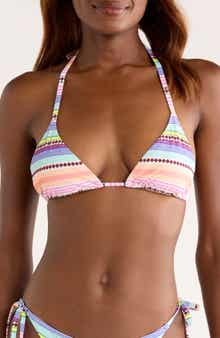 lemlem Malia Halter Triangle Swim Top