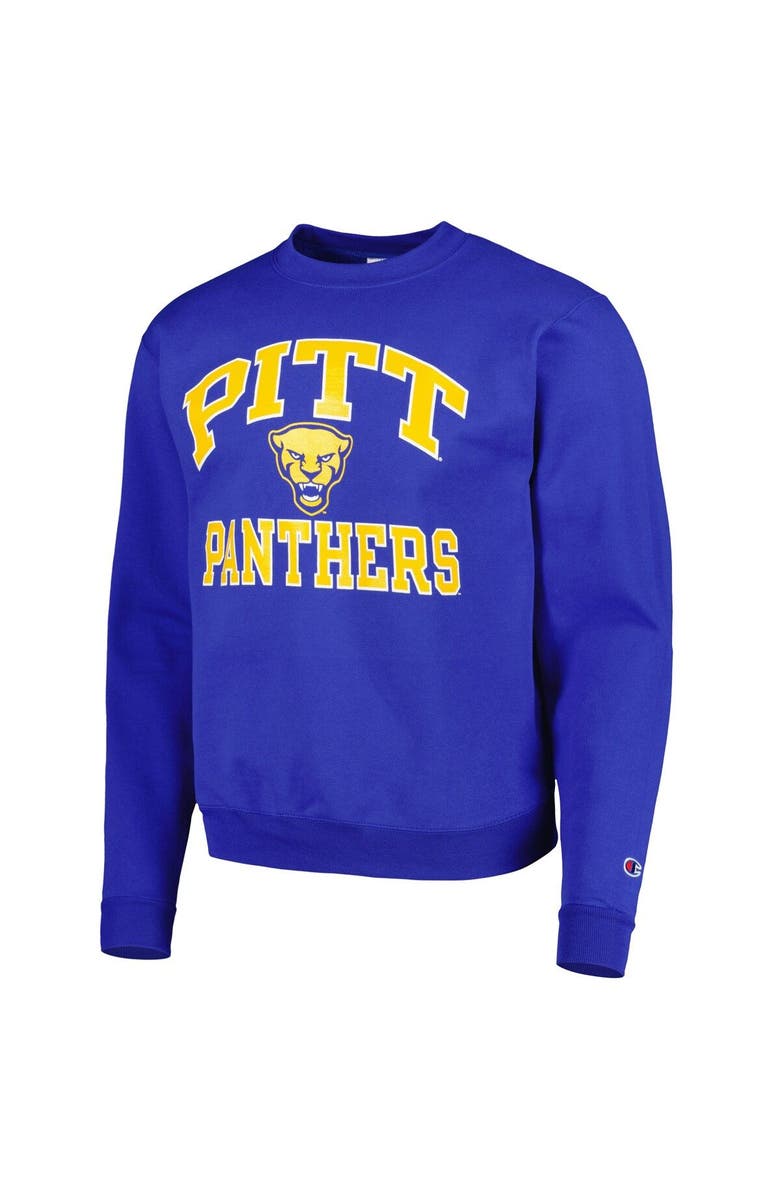 Champion Men's Champion Royal Pitt Panthers High Motor Pullover Sweatshirt, Alternate, color, Royal