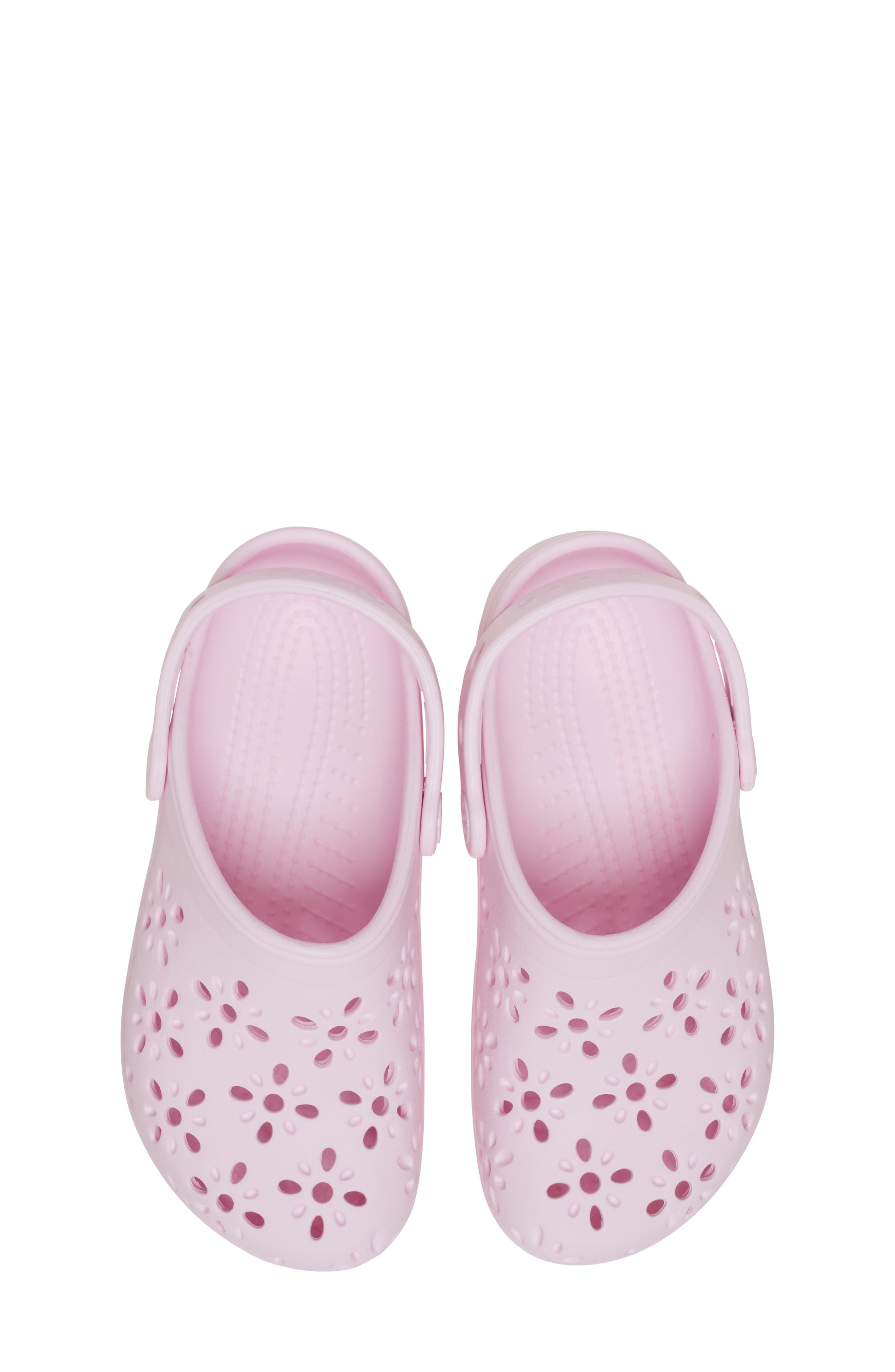 CROCS Kids' Classic Floral Cutout Clog, Alternate, color, Pkm