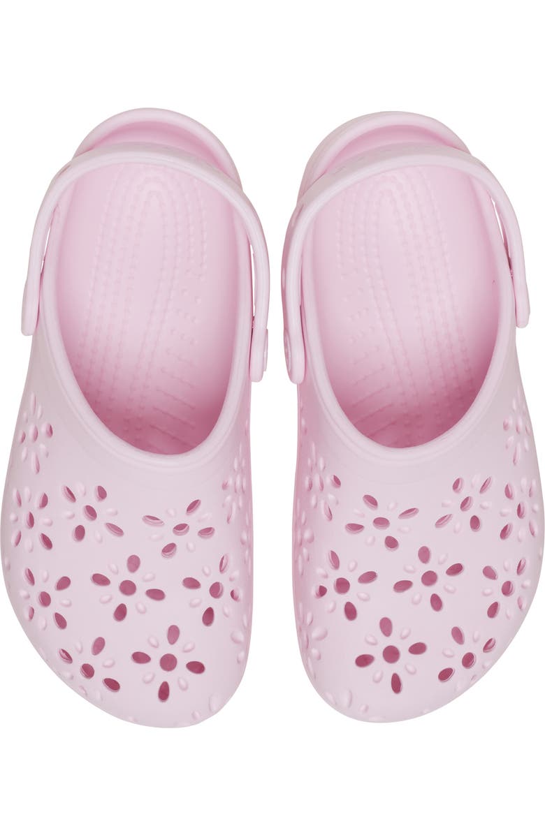 CROCS Kids' Classic Floral Cutout Clog, Alternate, color, Pkm