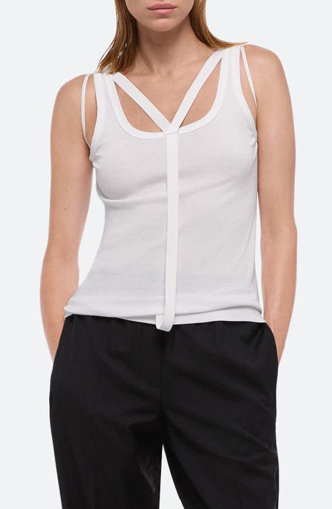Helmut Lang White Hoodie Shirt Helmut Lang