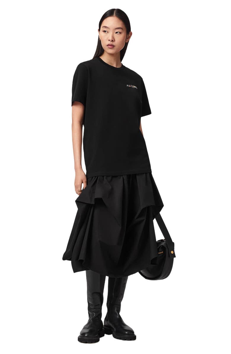 AllSaints Blaze Cotton Graphic T-Shirt, Alternate, color, Black