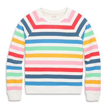 Adult 24/7 Sweatshirt In Candy Stripe