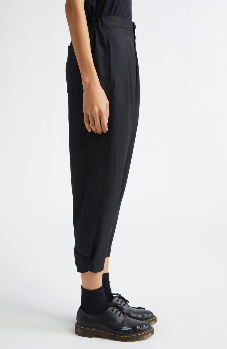 Tao Comme des Garçons Pleated Yarn Dyed Gabardine Pants, Alternate, color, 