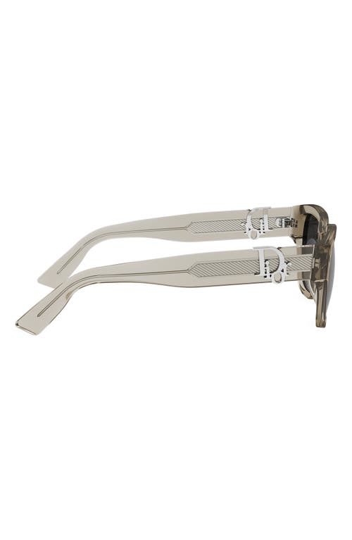 Dior Oblique S1i Square Sunglasses, 53mm In Neutral