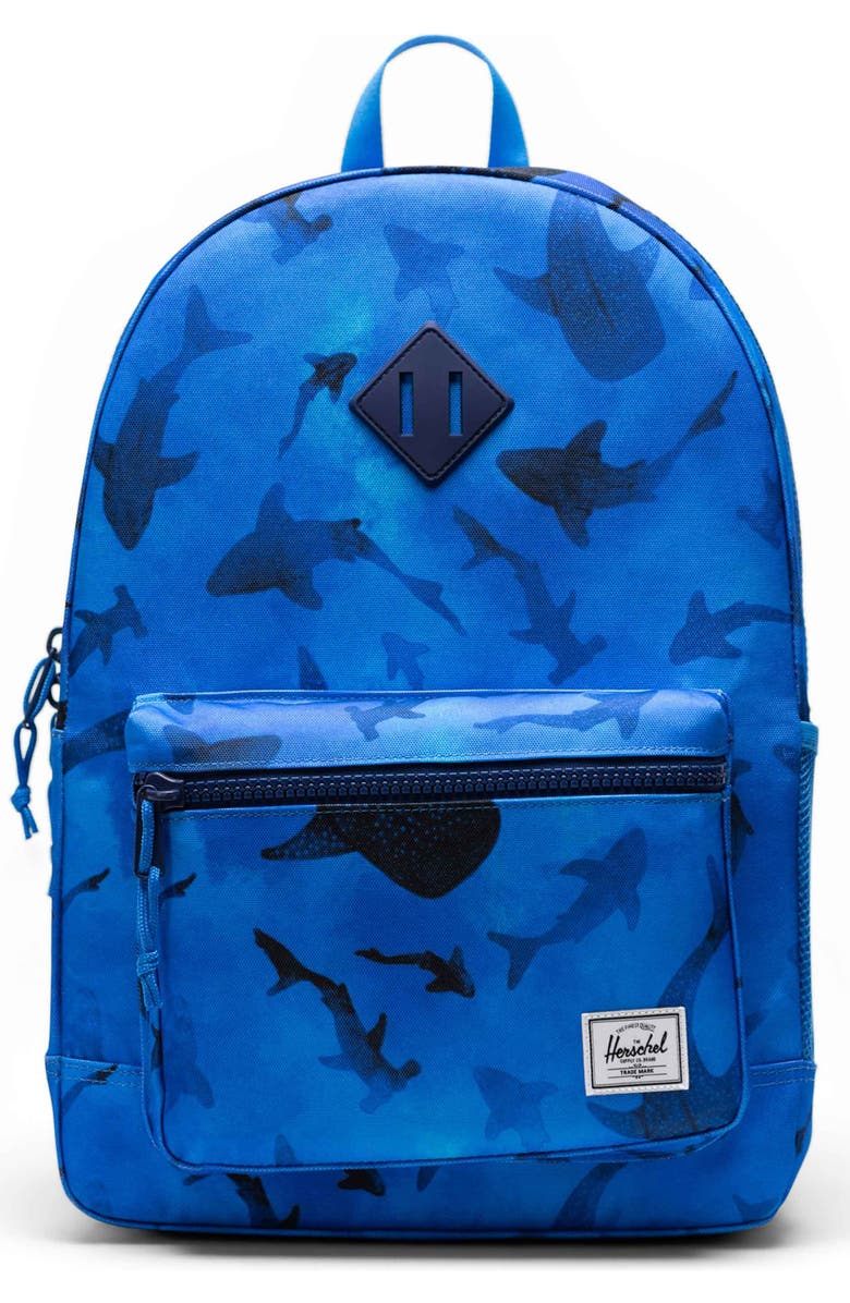 Herschel Supply Co. Kids' Heritage Youth Backpack, Main, color, Sharks