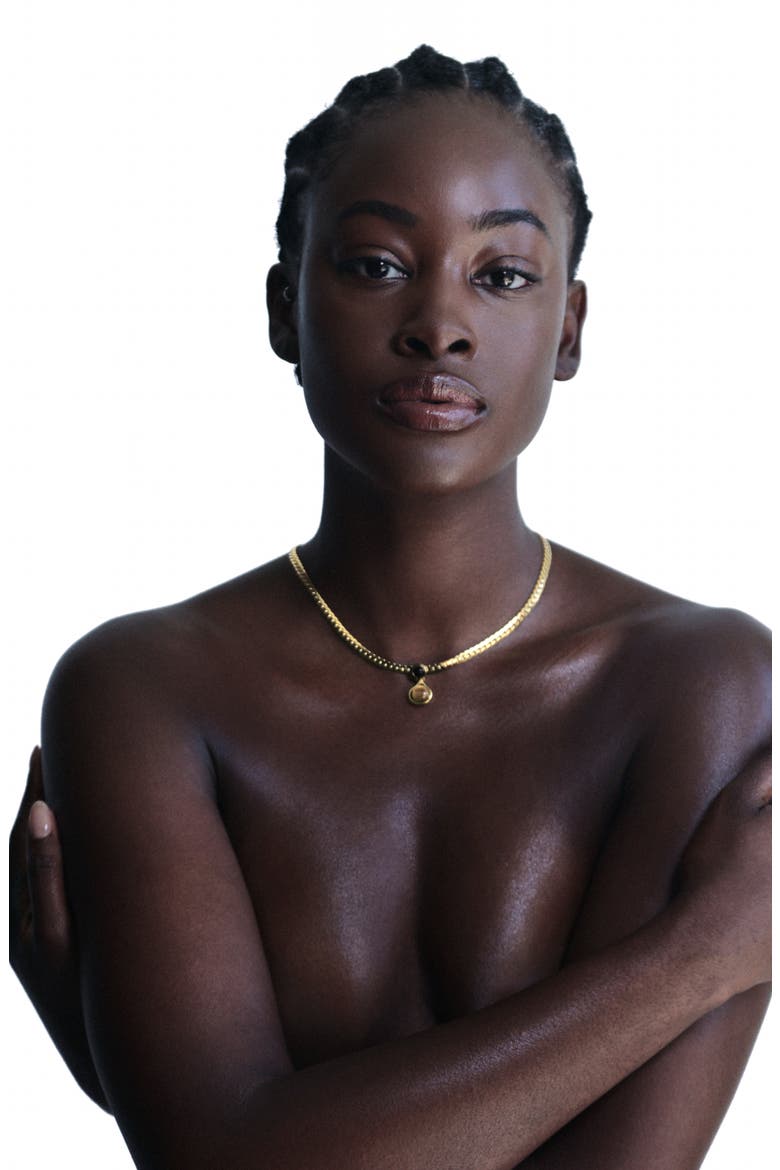 Aura Vintage Pendant Necklace, Alternate, color, Gold