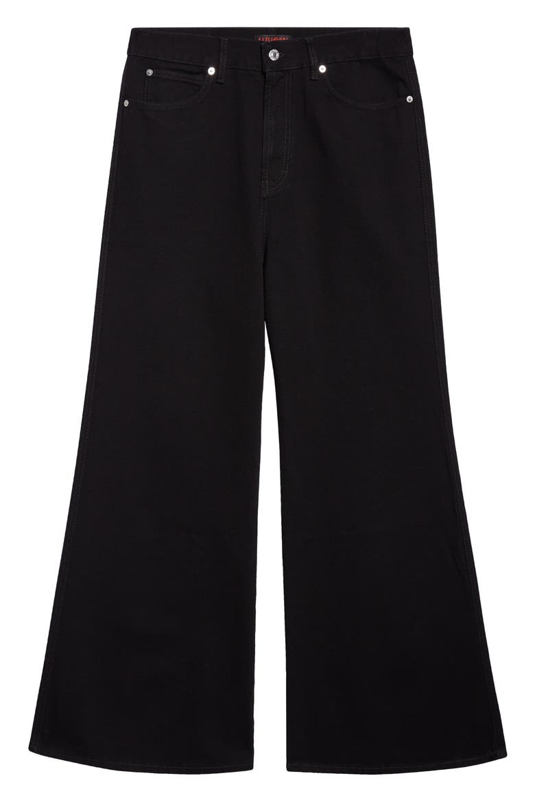 Phat Slouchy Flare Jeans, Alternate, color, BLACK RINSE