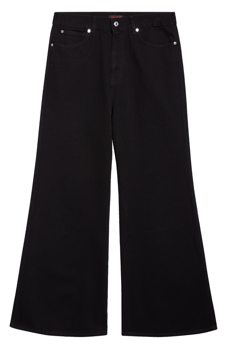 LU
U DAN Phat Slouchy Flare Jeans, Main, color, Black Rinse